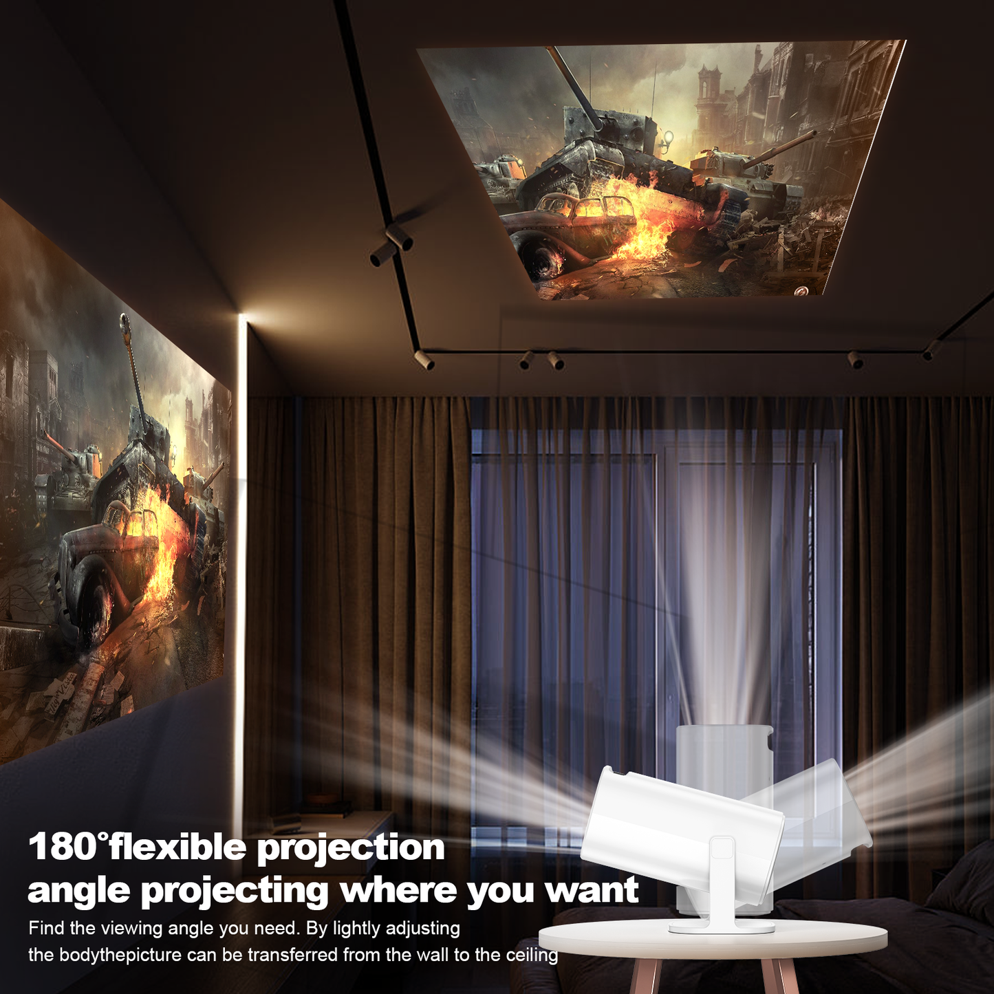 P30 Smart Mini Projector 4k